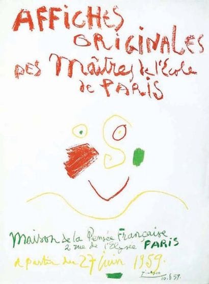 Affiches Originales des Maitres de L'Ecole...
