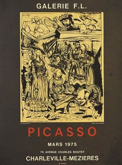 Picasso Galerie F. L. 76 rue Charles Boutet...