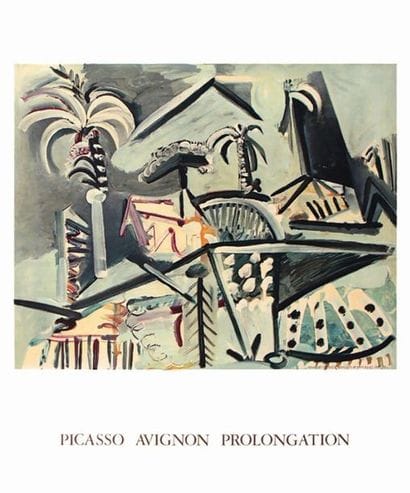 Picasso Avignon prolongation. 1973	PICASSO...