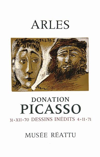 Arles Donation Picasso Musée Réattu 1971	PICASSO...