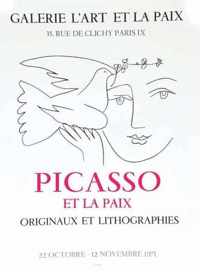 Picasso et la Paix Originaux et Lithograhies...