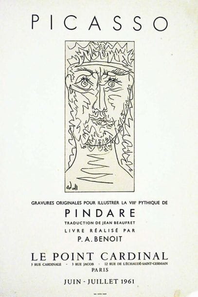 Picasso Pindare Le Point Cardinal 1961	PICASSO...