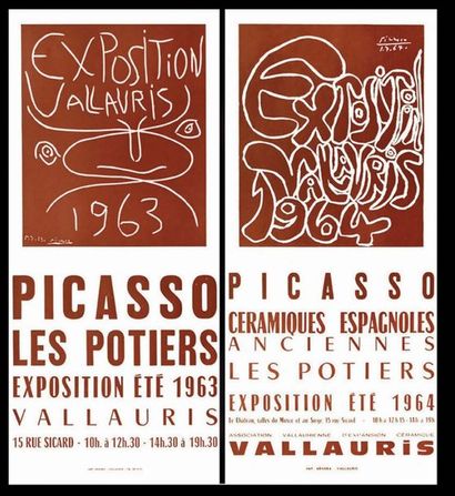 Exposition de Vallauris 1963 et 1964 1963...