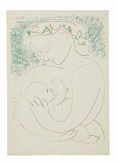 Grande Maternité. 29 -4- 63 1963	PICASSO...