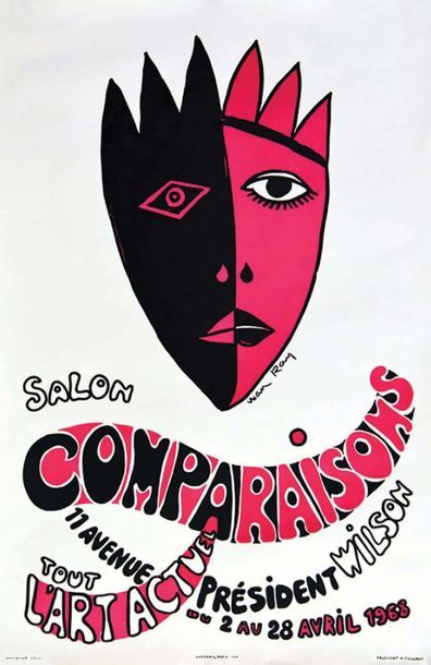 Salon Comparaisons Tout l'Art Actuel. 1968	MAN...