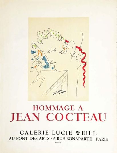 Hommage à Jean Cocteau Galerie Lucie Weil...