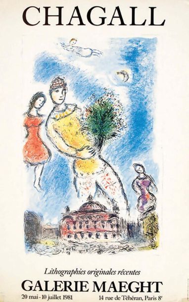 Marc Chagall - Galerie Maeght. Lithographies...