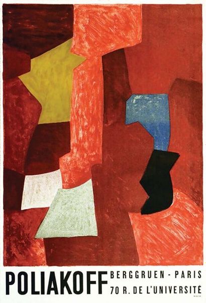 Serge Poliakoff Berggruen 70 rue de L'Université...