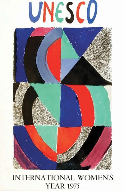 International Women's year 1975. Unesco 1975	DELAUNAY...