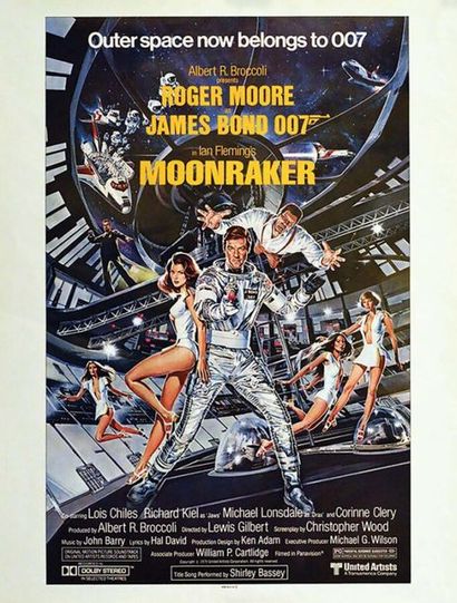 Moonraker James Bond 1979
Litho in USA
Affiche...