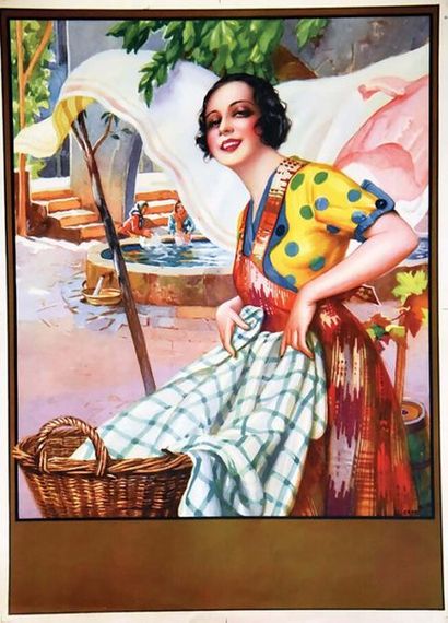 Lavandière vers 1920	CAMPS GASPARD
Affiche...