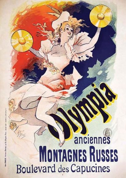Olympia Anciennes Montagnes Russes 1892	CHERET...