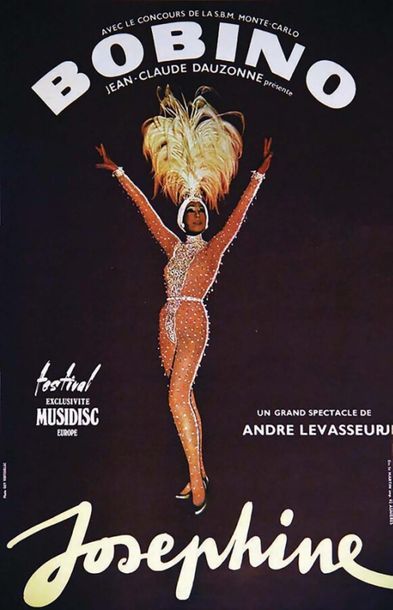 Joséphine Baker Bobino Spectacle André Levasseur...