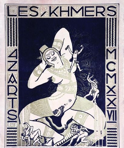 Les Khmers 4 Zarts 1928
1 Affiche Non-Entoilée...