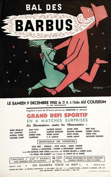 Bal des Barbus au Coliséum 65 rue Rochechouard...