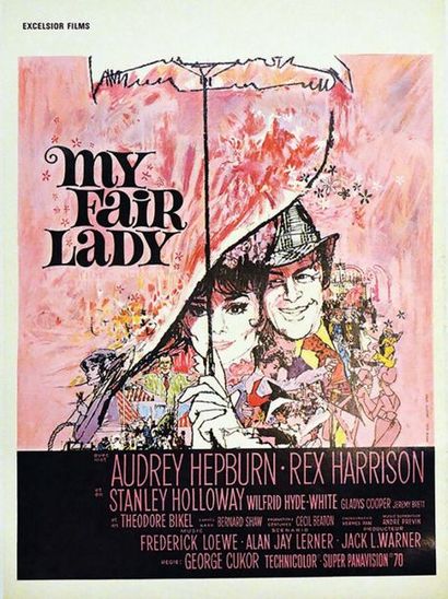 My Fair Lady Audrey Hepburn Rex Harrison...