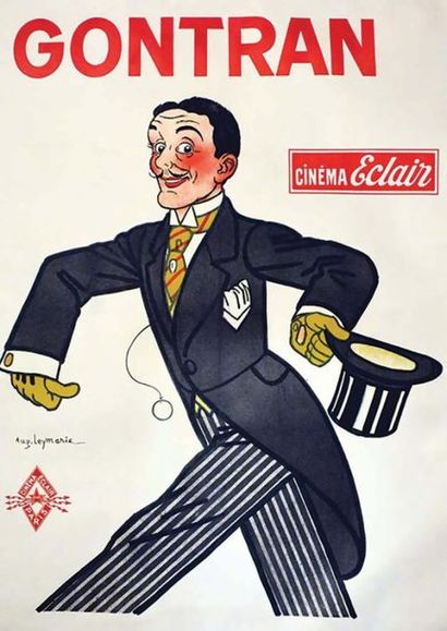 Gontran - Cinéma Eclair vers 1900	LEYMARIE...