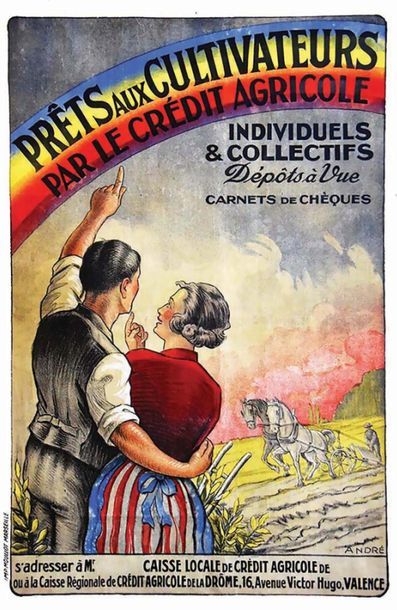 Crédit Agricole - Prets aux Cultivateurs...