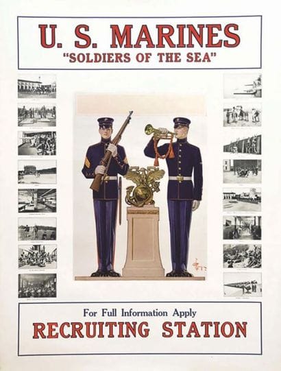 Soldiers of the Sea US Marines 1917	HEYENDECHER
Affiche...