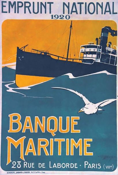 Banque Maritime Emprunt rare 1920	LESSIEUX
Dubois...