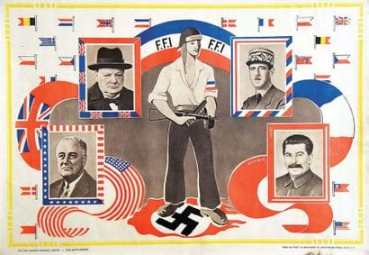 FFI Churchill - De Gaulle - Roosvelt - Staline...