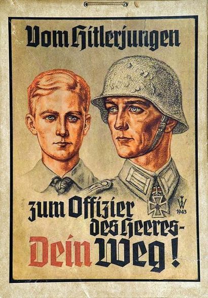 Vom Hitlerjungen zum offizier des heeres...