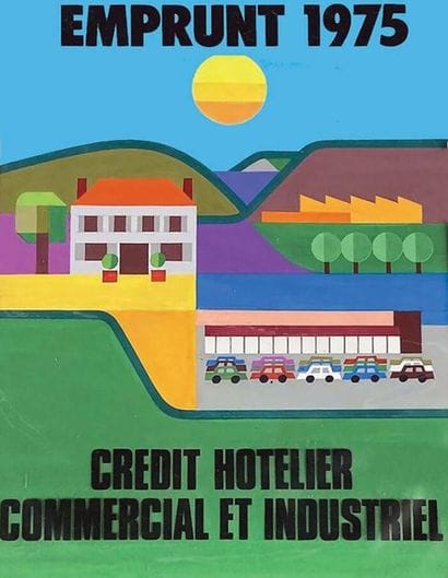 Emprunt 1975 Crédit Hotelier Commercial &...