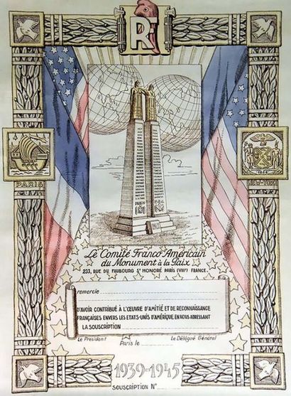 Le comité Franco-Américain du monument à...
