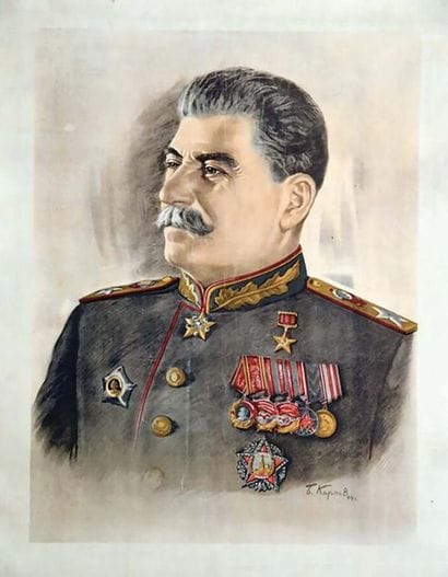 Staline 1944	KAPNOB T.
Aff. Entoilée / Poster...