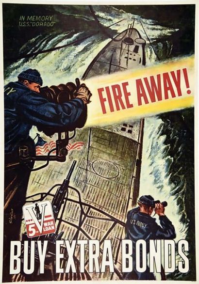 Fire away Buy Extra Bonds, for the 5th War...