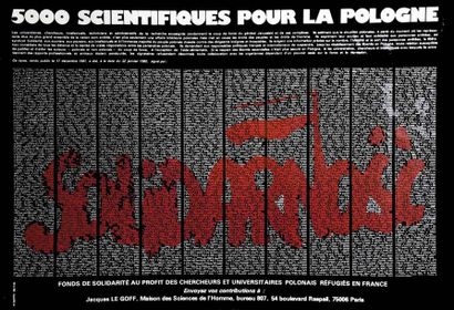 Solidarnosc 5000 Scientifiques pour la Pologne...