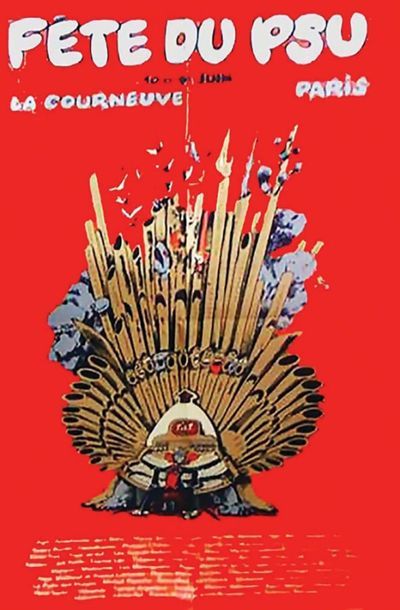 Fête du PSU vers 1970
Graphis 2000
1 Affiche...