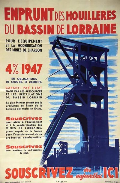 Emprunt des Houillères du Bassin de Lorraine...
