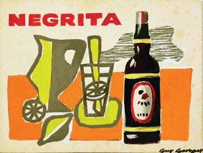 Négrita Rhum vers 1950	GEORGET GUY
Aquarelle...