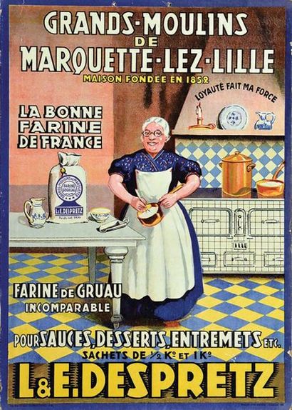 L & E. Despretz La Bonne Farine de France...