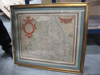 Carte du royaume d'Angleterre
45 x 55 cm
(Tâches...
