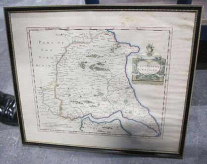 Carte du royaume d'Angleterre
45 x 55 cm
(Tâches...