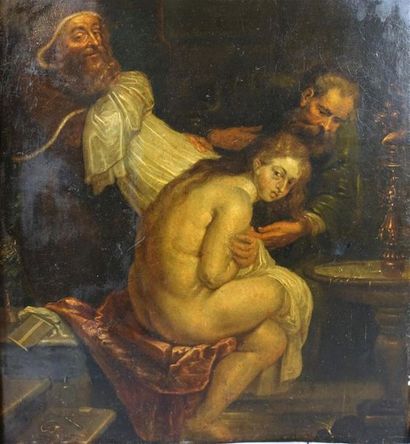 École flamande du XVIIe siècle, suiveur de...