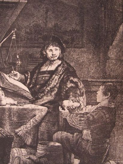 Rembrant (d'après)
Quatre gravures
32x45...