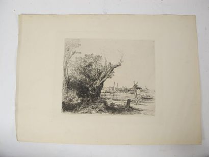 Rembrant (d'après)
Quatre gravures
32x45...