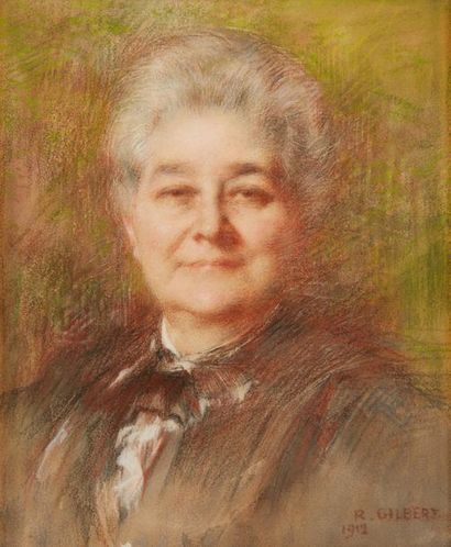 GILBERT René Joseph(1858-1914)
Portrait de...