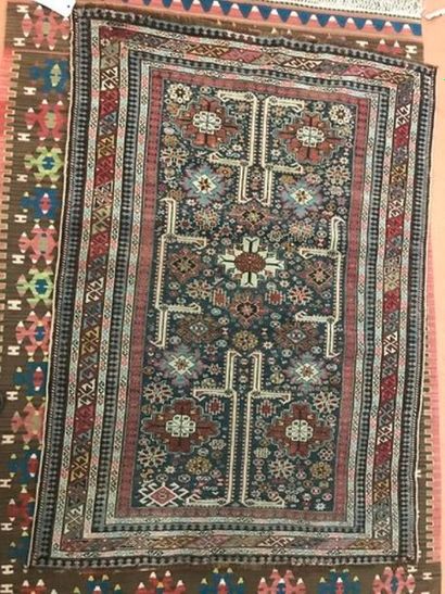 Tapis Chirvan (chaîne, trame et velours en...