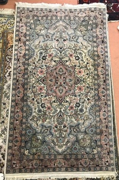 Tapis Indopersan laine et soie
(chaîne et...
