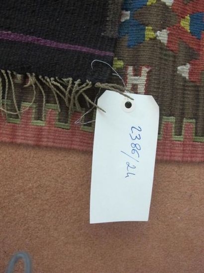 Kilim Bessarabien (chaîne et trame en laine),...