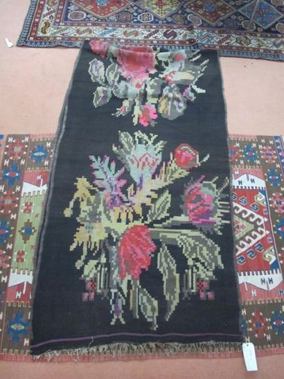 Kilim Bessarabien (chaîne et trame en laine),...