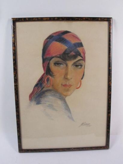 PACHECO Arturo (1903-1978)
Portrait d'une...