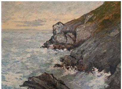 BREYSSE Emile
Côte rocheuse
Huile sur toile
54...