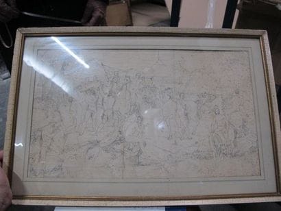École néoclassique
Scène antique
Dessin sur...
