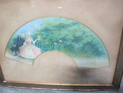 MORIN Louis (1855-1938)
Projet d'éventail
Pastel...