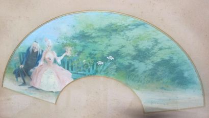 MORIN Louis (1855-1938)
Projet d'éventail
Pastel...